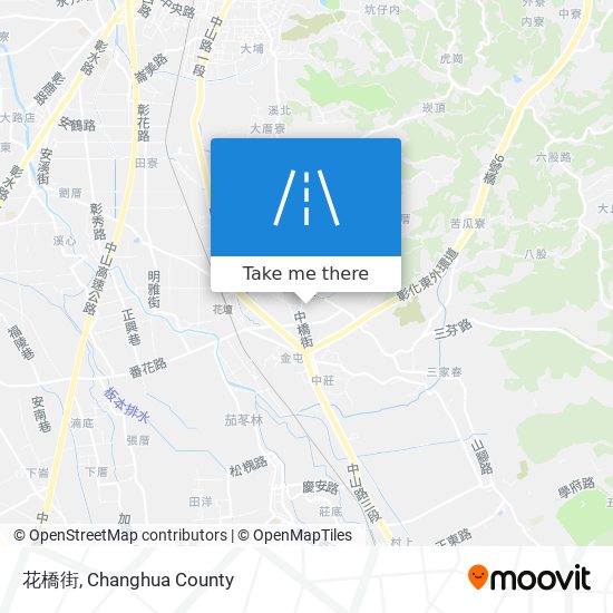 花橋街 map