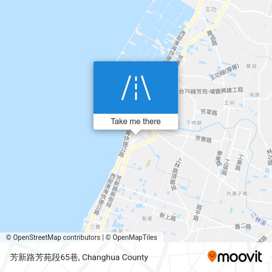 芳新路芳苑段65巷地圖