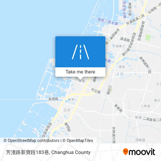 芳漢路新寶段183巷地圖