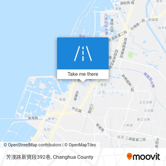 芳漢路新寶段392巷地圖