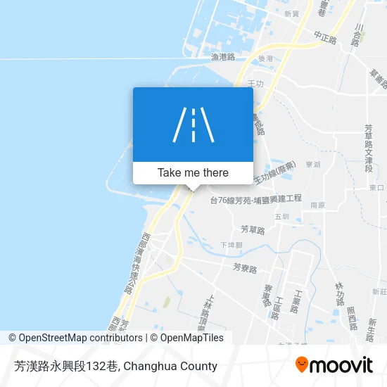 芳漢路永興段132巷地圖