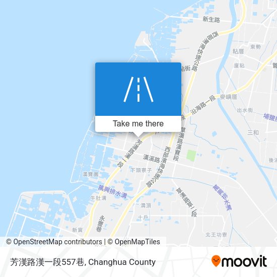 芳漢路漢一段557巷地圖