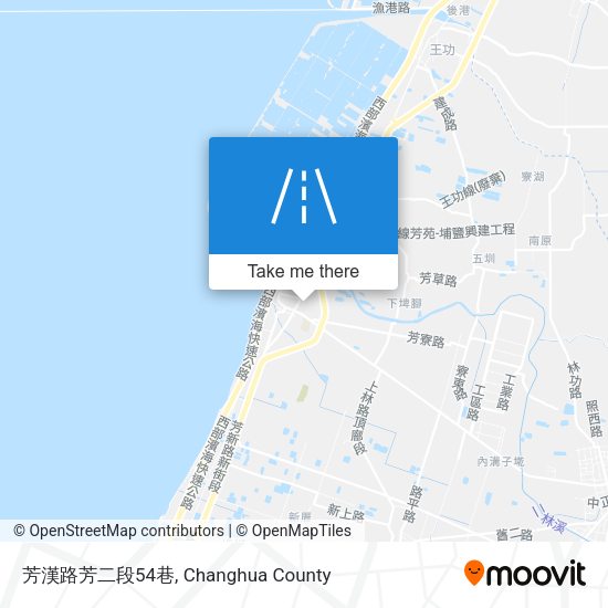 芳漢路芳二段54巷地圖