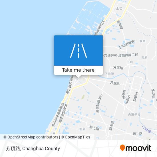 芳頂路 map