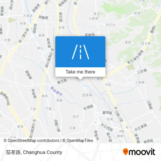 茄苳路地圖