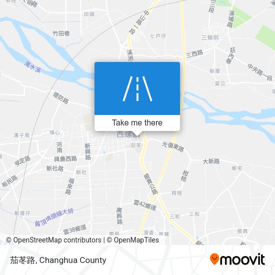 茄苳路地圖