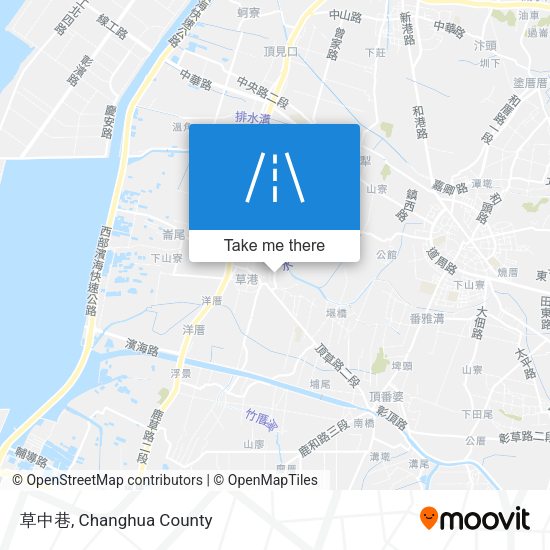 草中巷 map