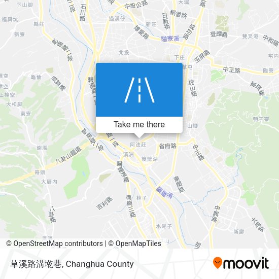 草溪路溝墘巷地圖