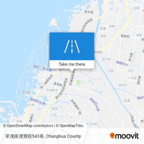 草漢路漢寶段543巷地圖