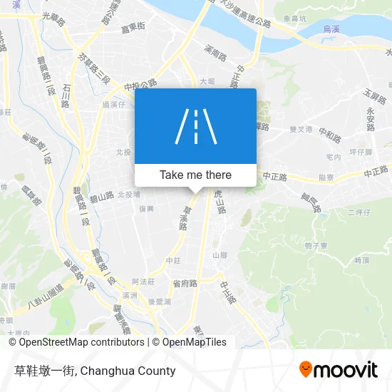 草鞋墩一街地圖