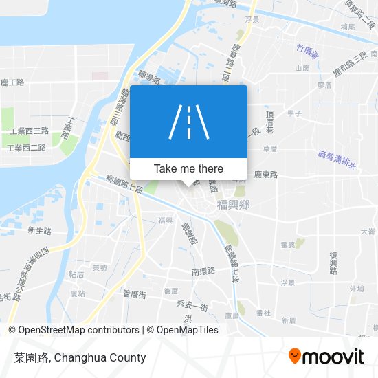菜園路 map