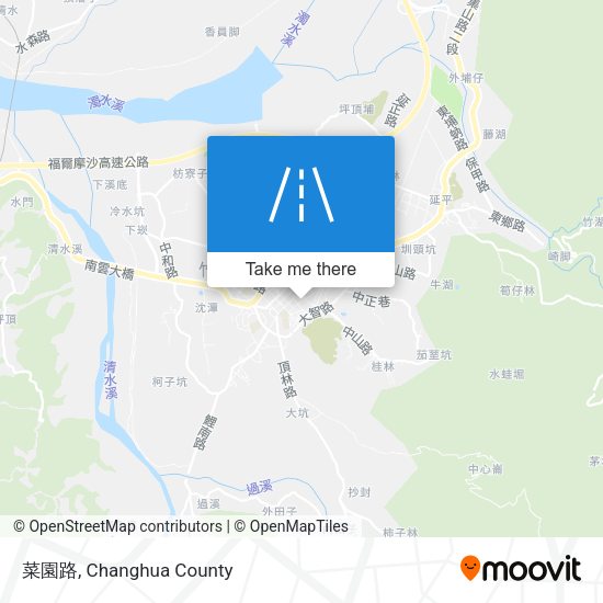 菜園路 map