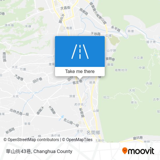華山街43巷 map
