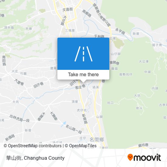華山街 map