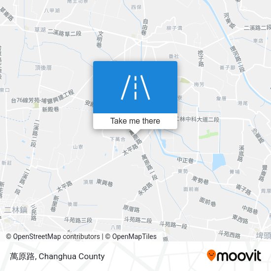 萬原路 map