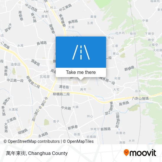 萬年東街地圖