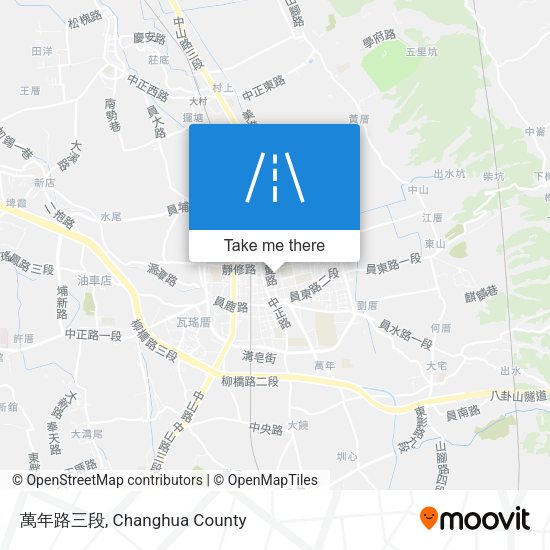 萬年路三段地圖