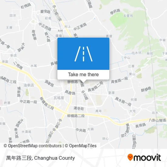 萬年路三段地圖