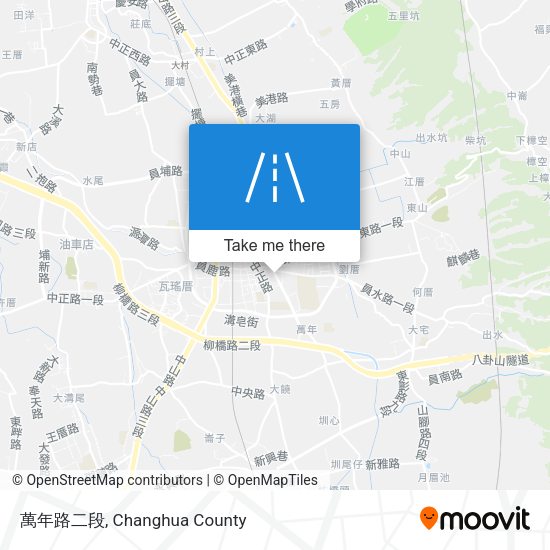 萬年路二段 map