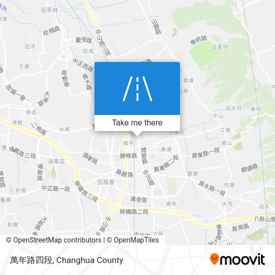 萬年路四段地圖
