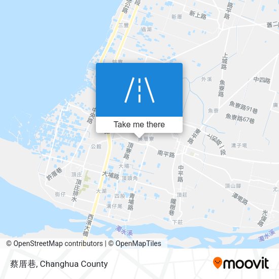 蔡厝巷地圖