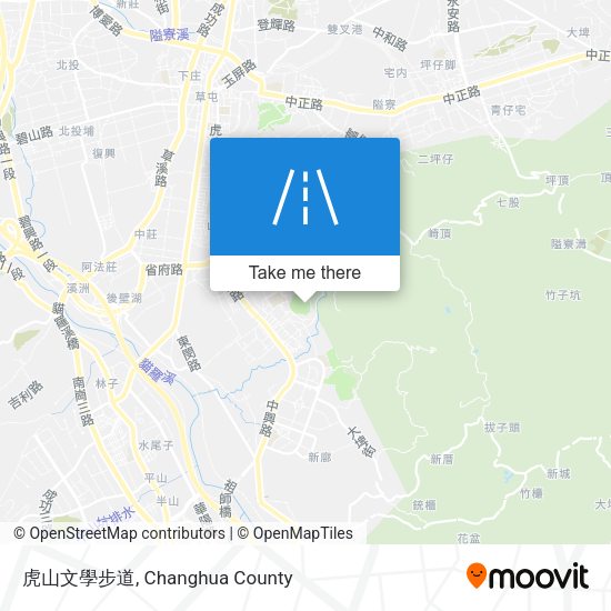 虎山文學步道 map