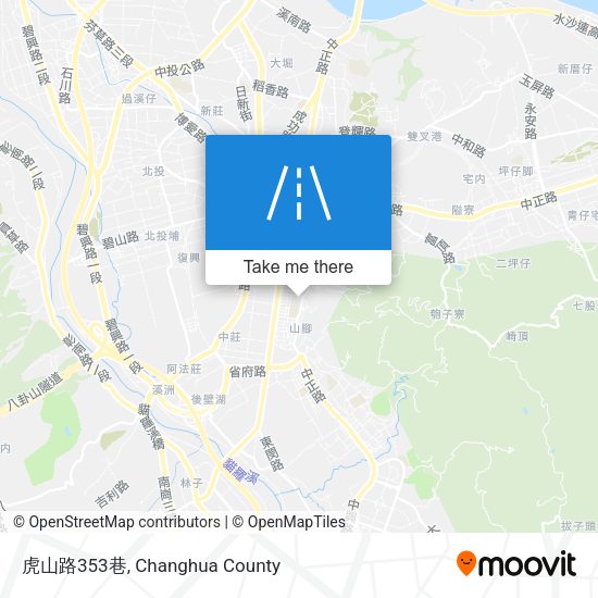 虎山路353巷地圖