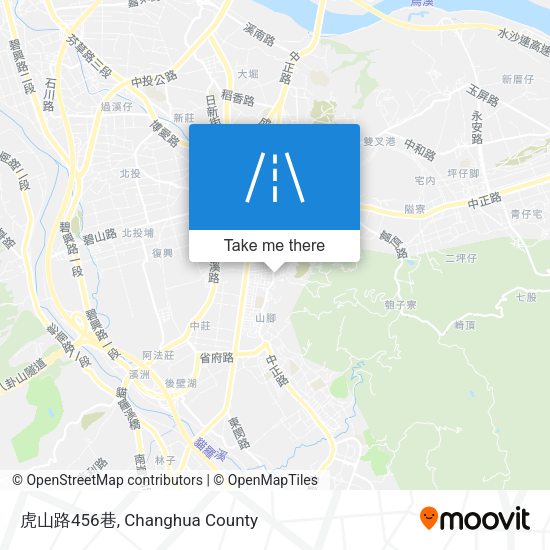 虎山路456巷地圖