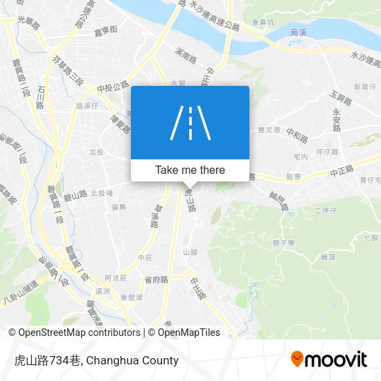 虎山路734巷地圖