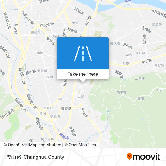 虎山路 map