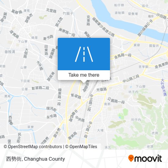 西勢街地圖