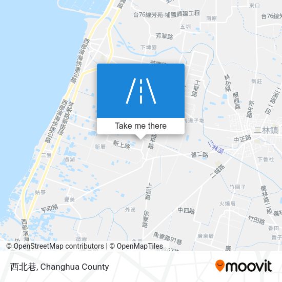 西北巷地圖