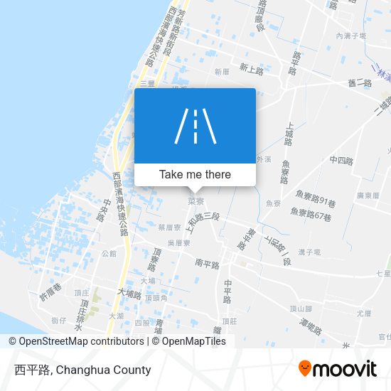西平路 map