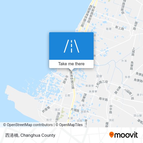 西港橋 map