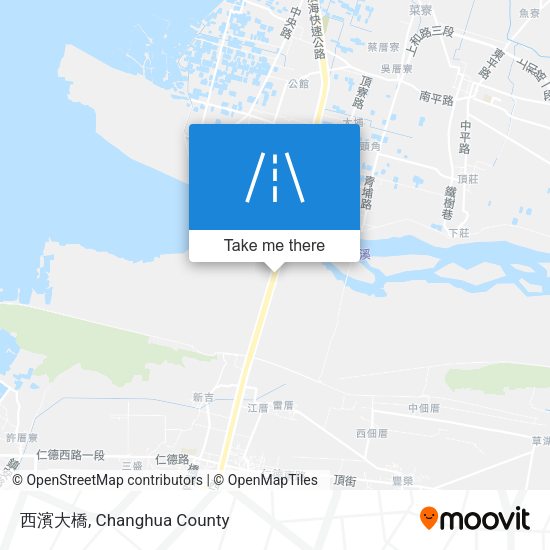 西濱大橋地圖