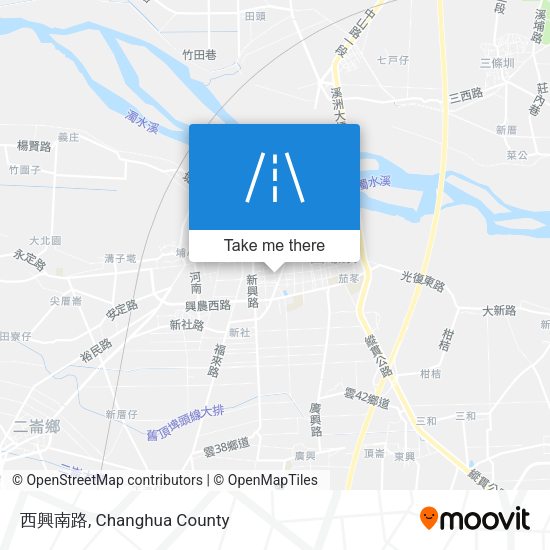 西興南路地圖