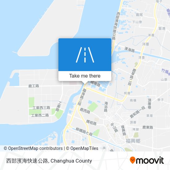 西部濱海快速公路地圖