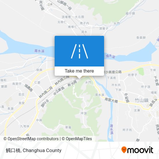 觸口橋 map