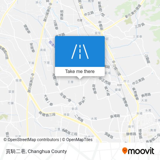 貢騎二巷 map