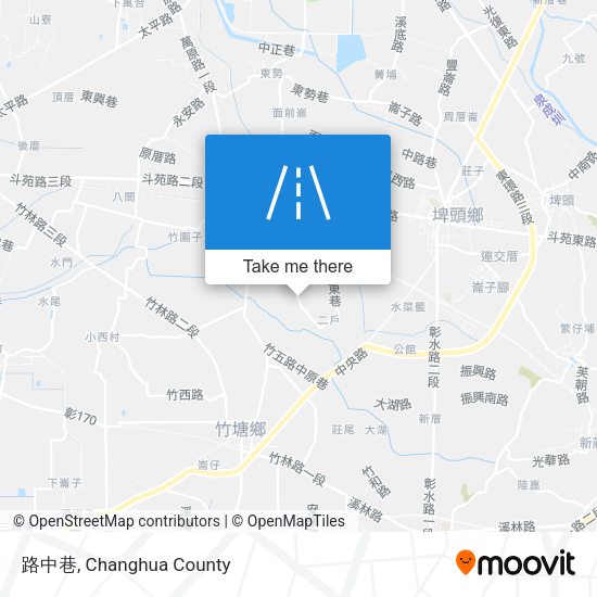 路中巷 map