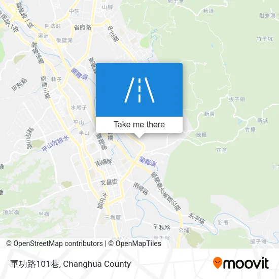 軍功路101巷地圖