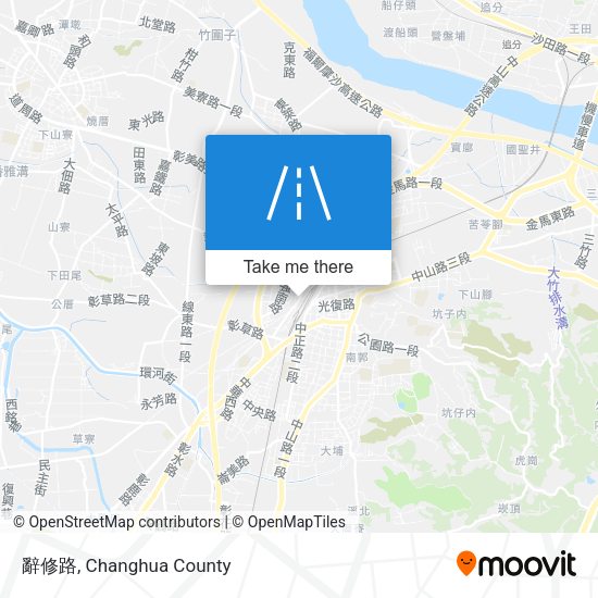 辭修路 map