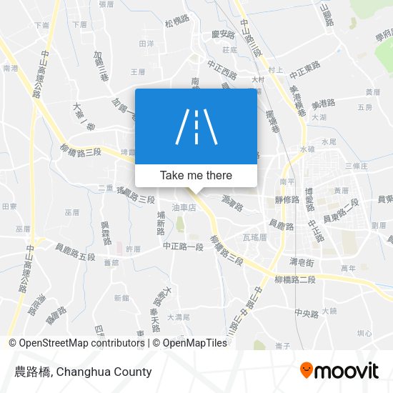 農路橋 map