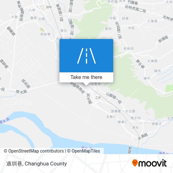 過圳巷地圖