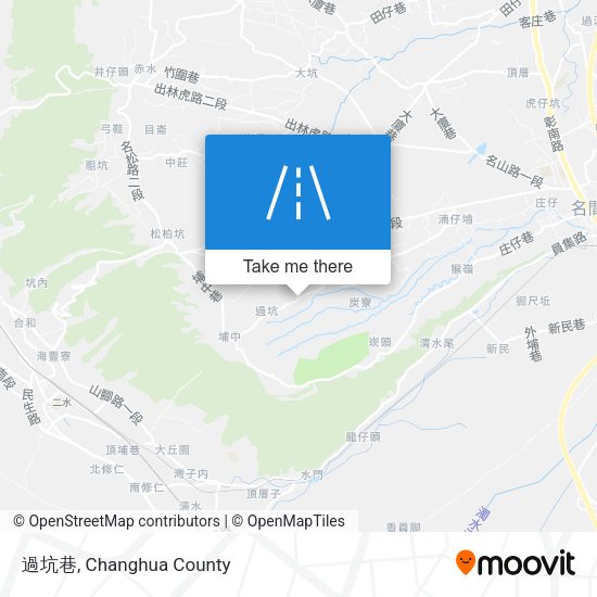 過坑巷地圖