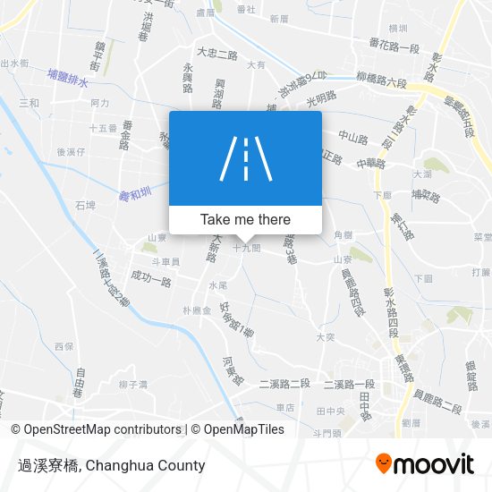 過溪寮橋 map