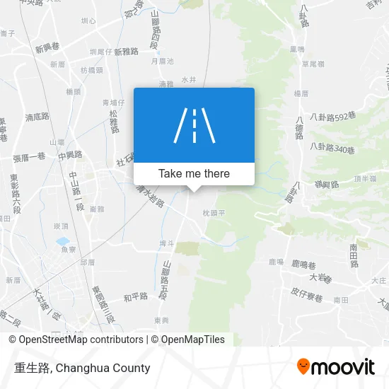 重生路地圖