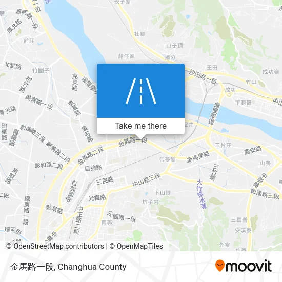 金馬路一段地圖