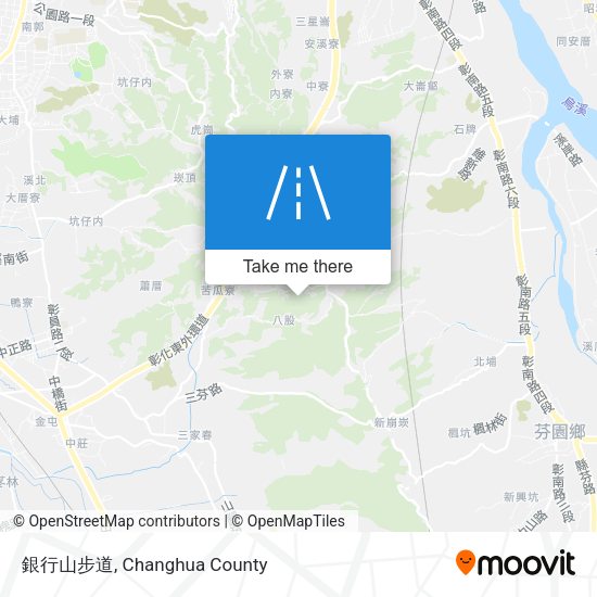 銀行山步道地圖