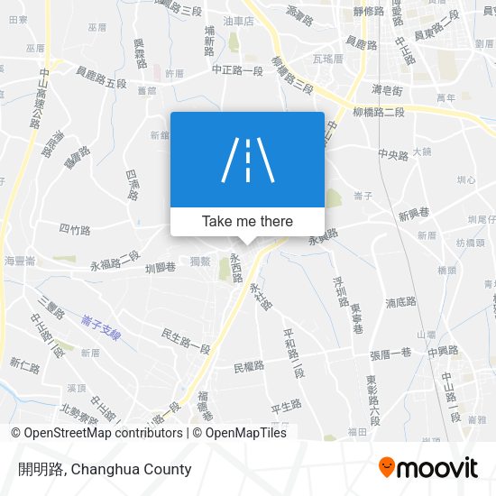 開明路地圖